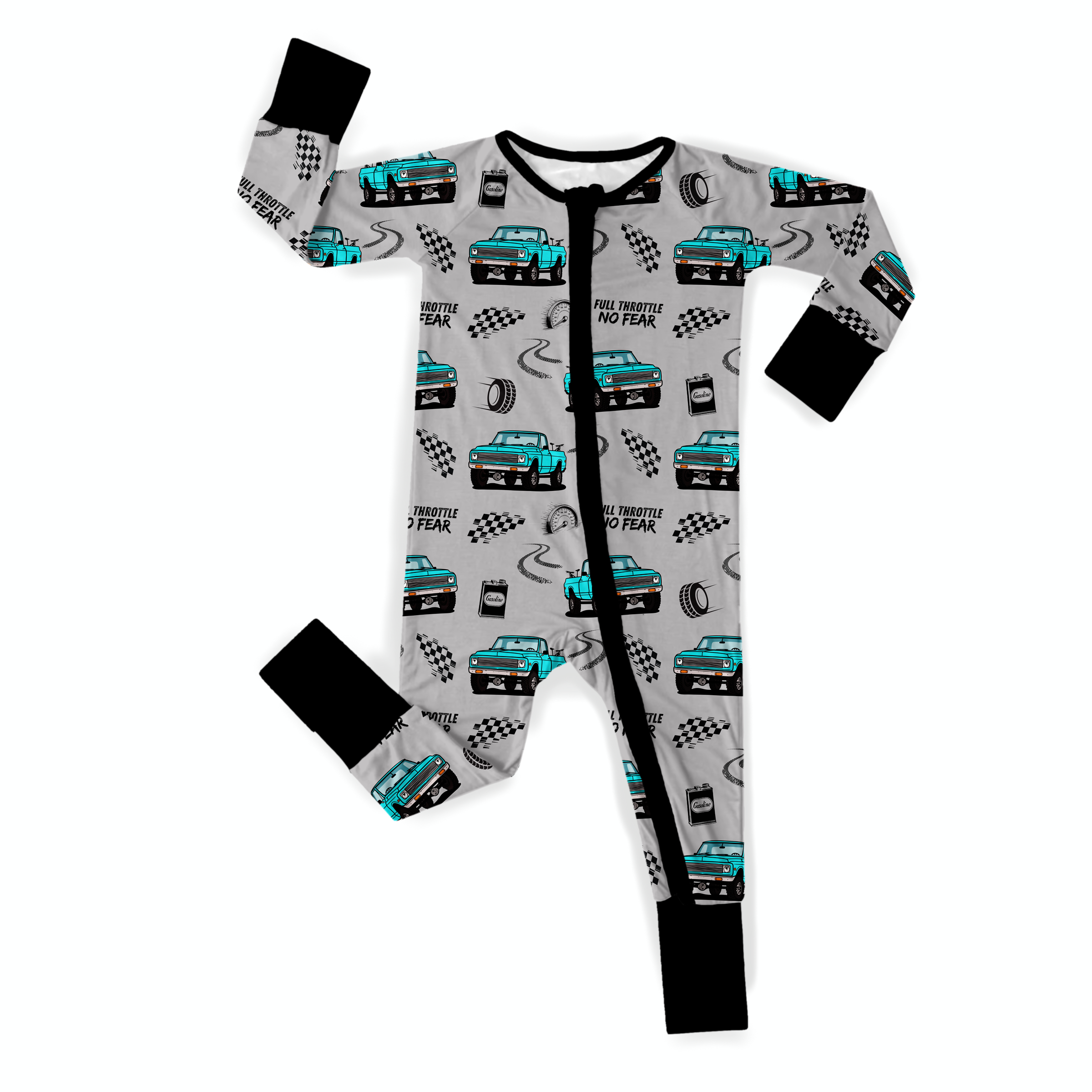 Soft bamboo pajamas for babies and toddlers from Wild Little Ones – breathable, stretchy, and zip-up design