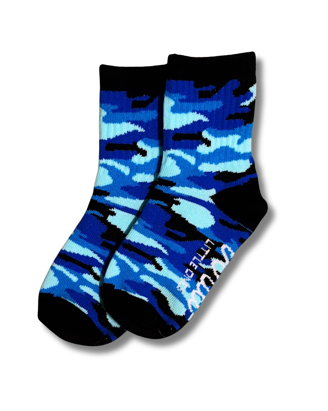 Blue Camo Socks for kids